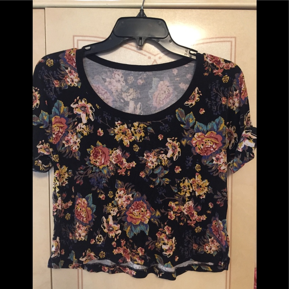 Floral crop top